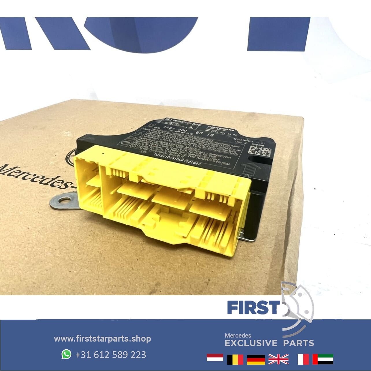 A2059008618 MERCEDES SRS AIRBAG MODULE W205 S205 C205 A205 C, Gebruikt, -, Ophalen of Verzenden, -