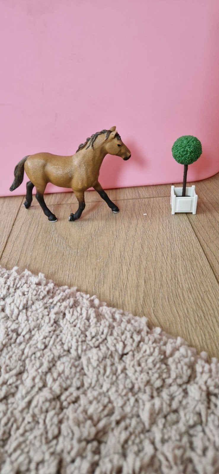 Schleich paard met boom - Speelgoedset, Ophalen of Verzenden, Gebruikt, Meisje