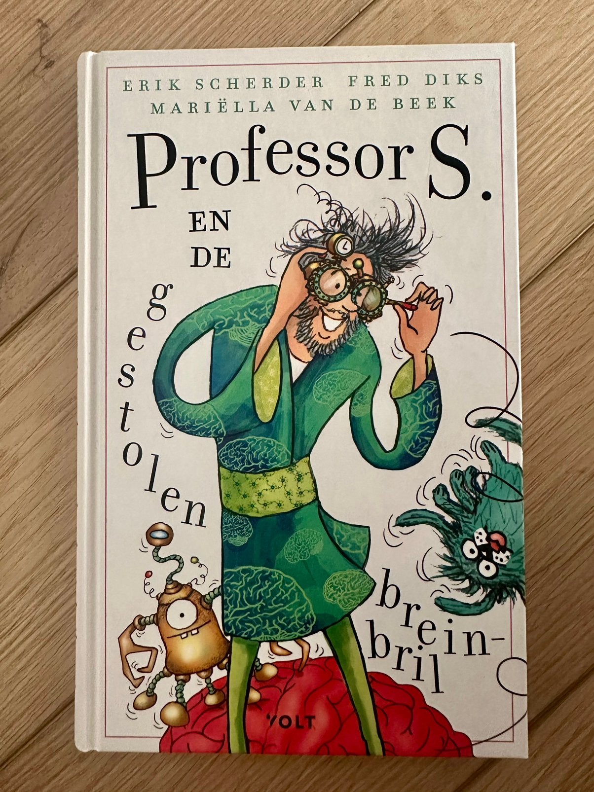 Erik Scherder - Professor S. en de gestolen breinbril, Fictie algemeen, Nieuw, Ophalen of Verzenden, Erik Scherder; Fred Diks; Mariëlla van de Beek