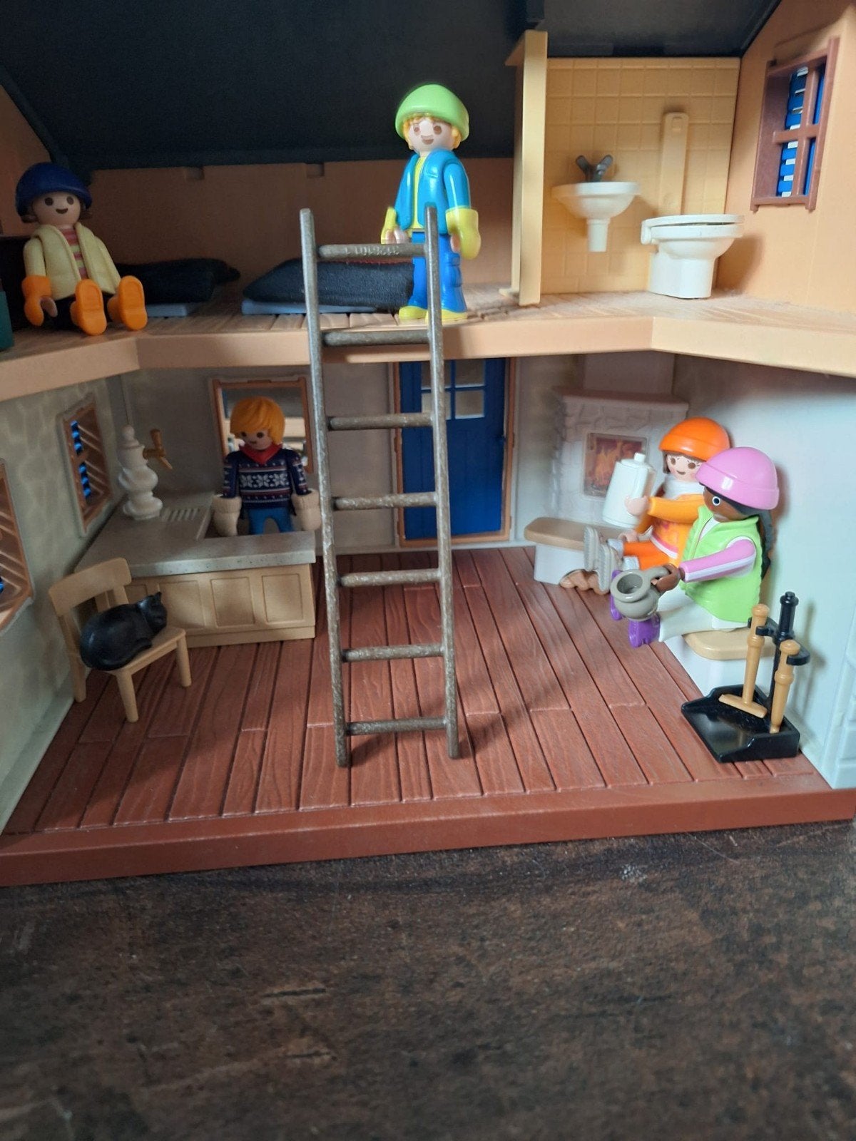 Playmobil Skihut 9280, Ophalen of Verzenden, Zo goed als nieuw, Complete set