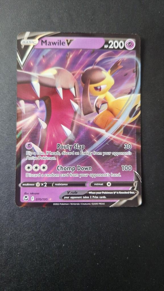 Mawile V 070/195 Silver Tempest Pokemon, Ophalen of Verzenden, Zo goed als nieuw, Losse kaart