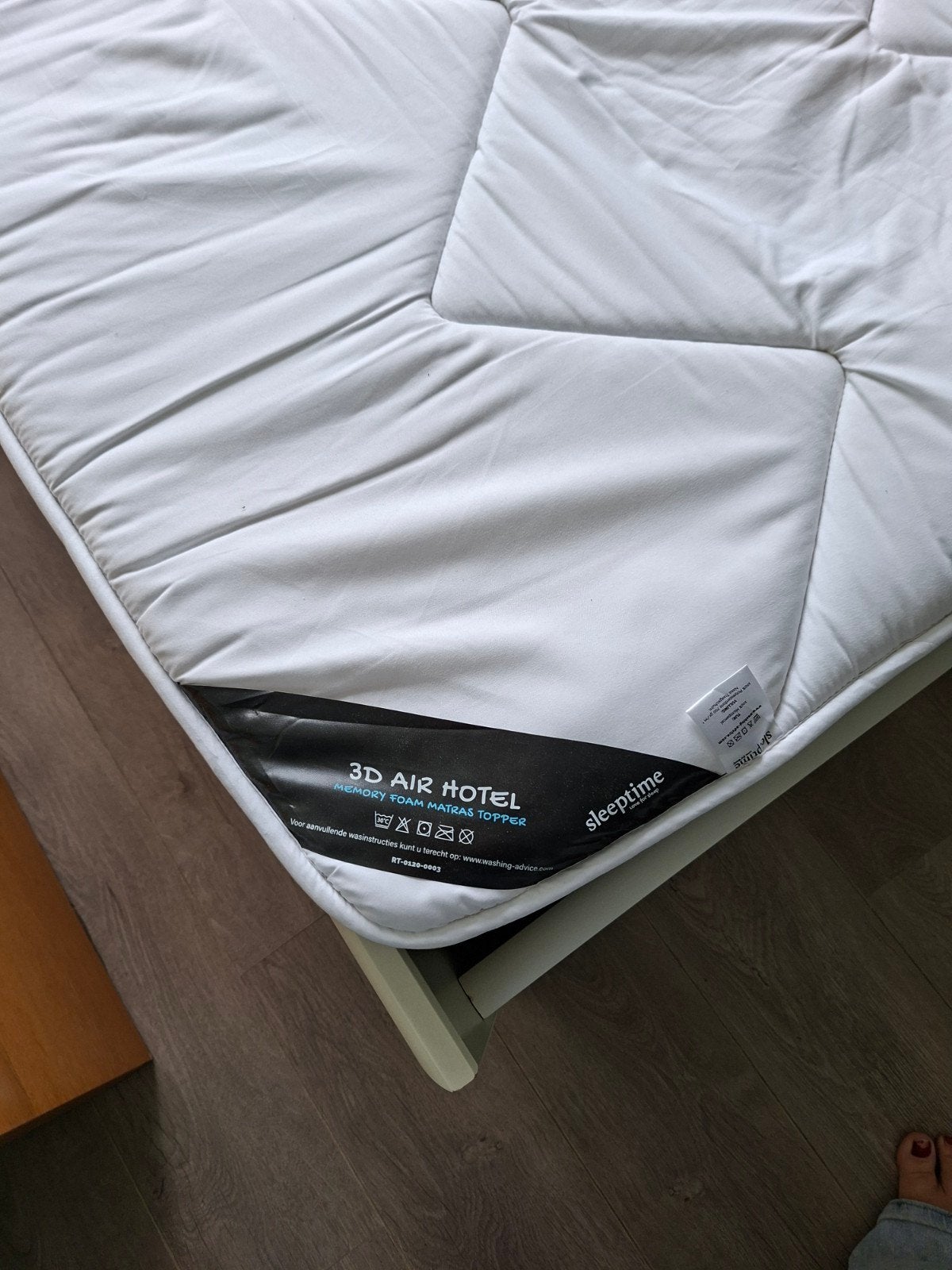 Wit Aupingbed 180x200, Ophalen, Wit, Tweepersoons, 180 cm