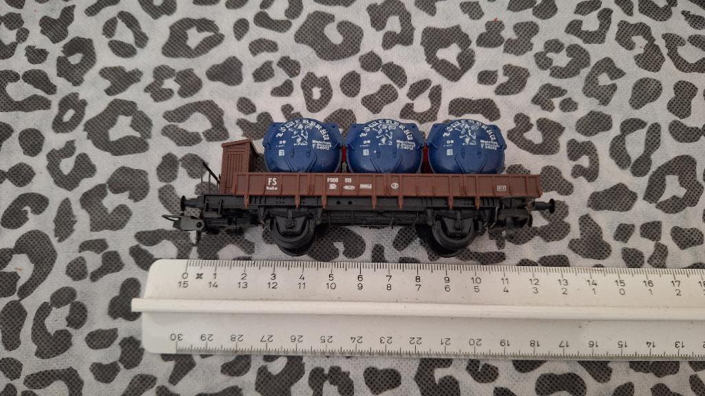 Lima 302819 H0 Containerdraagwagen, Gebruikt, Gelijkstroom, Wagon, Ophalen of Verzenden