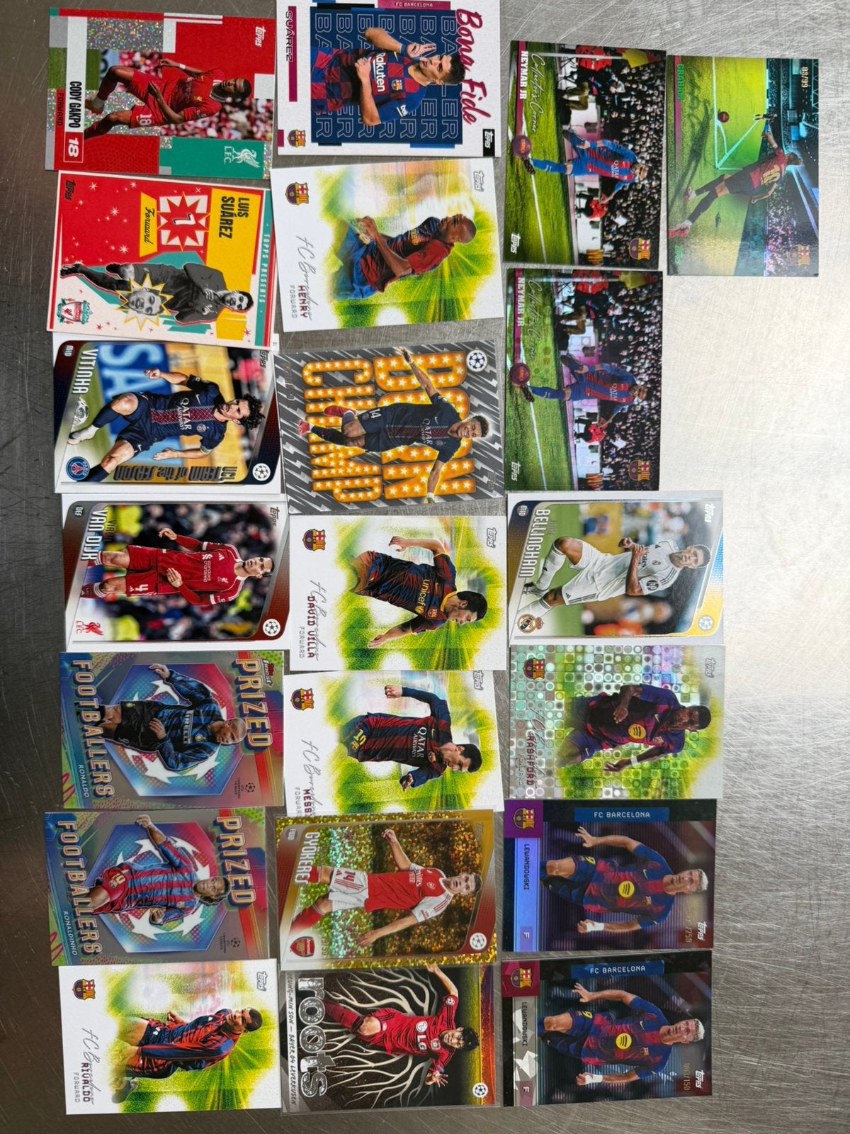 Verzameling topps kaarten., Verzamelen, Sportartikelen en Voetbal, Ophalen of Verzenden, Nieuw, Buitenlandse clubs, Spelerskaart