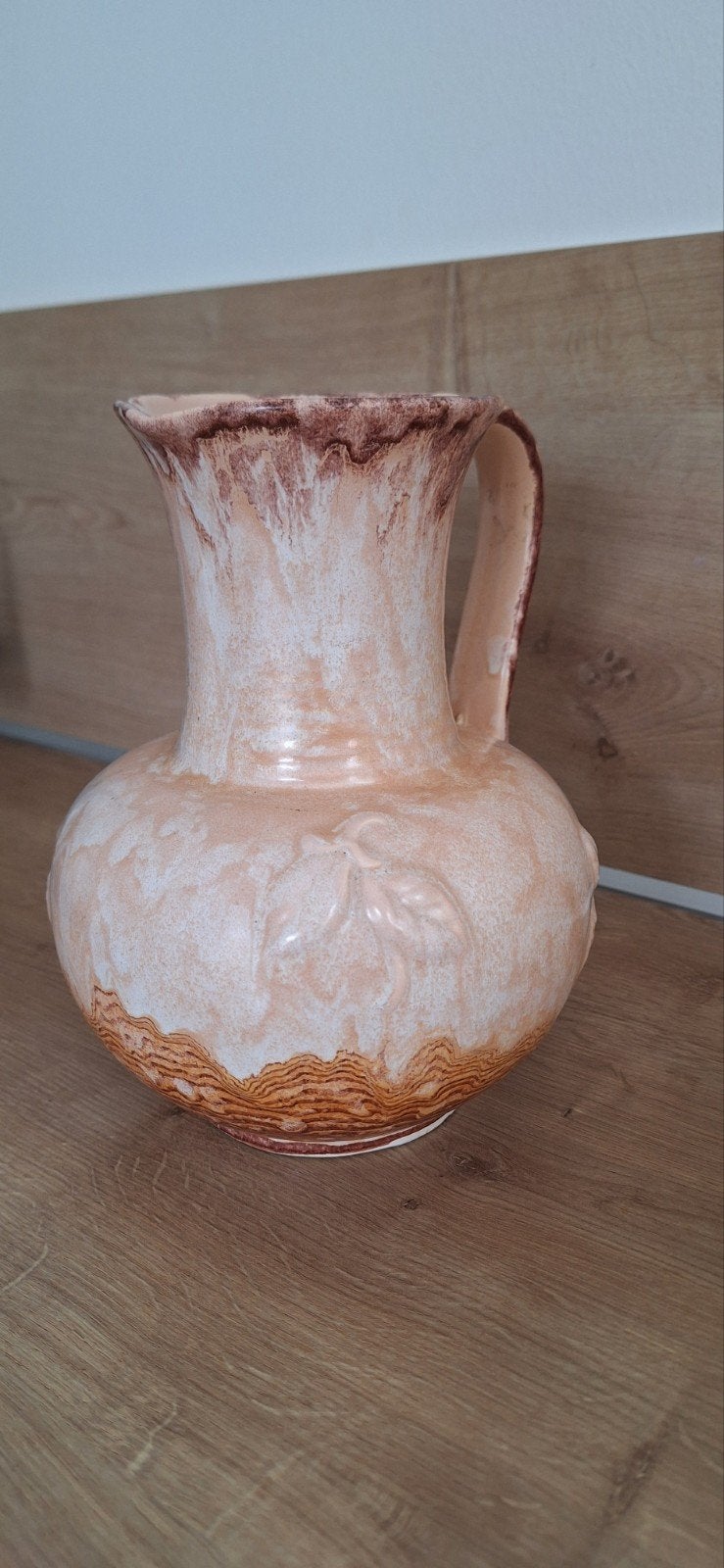 Vintage Elsterwerda C6273 keramieken kan / vaas, Antiek en Kunst, Ophalen