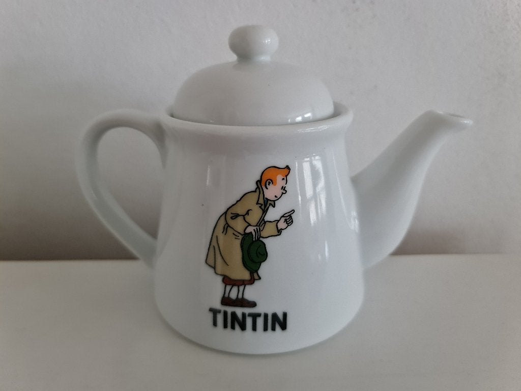 Kuifje / Tintin - Theepot - Chiba Bank - 1998, Gebruikt, Overige typen, Ophalen of Verzenden, Overige stijlen
