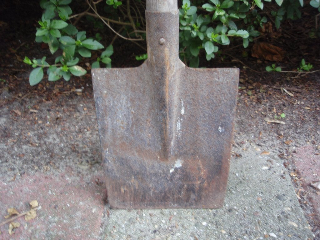 Spade met houten steel 90 cm, Tuin en Terras, Ophalen, Gebruikt, Spade