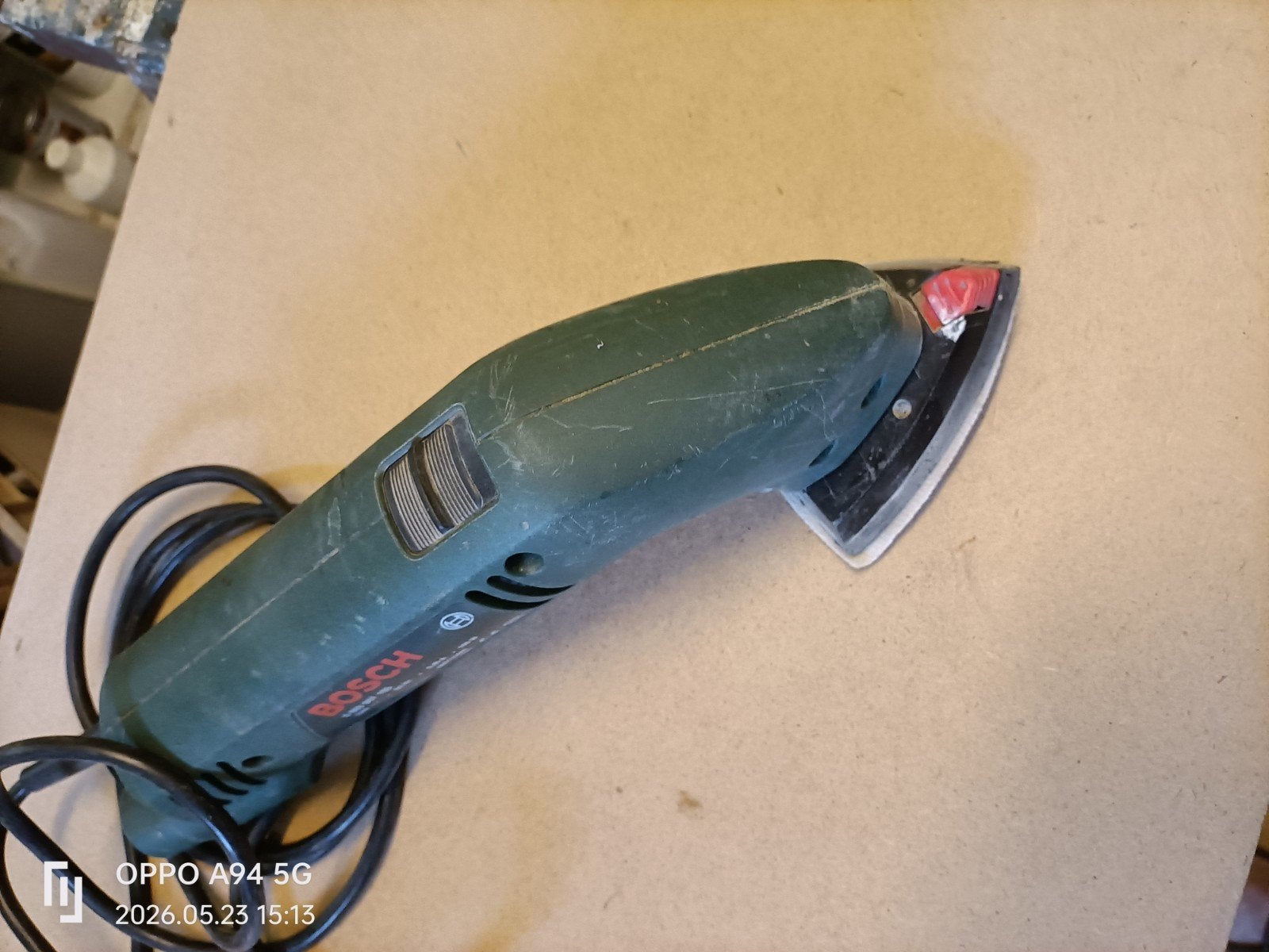 Bosch driehoekschuurmachine PDA 10-92, Ophalen, Minder dan 600 watt, Vlakschuurmachine