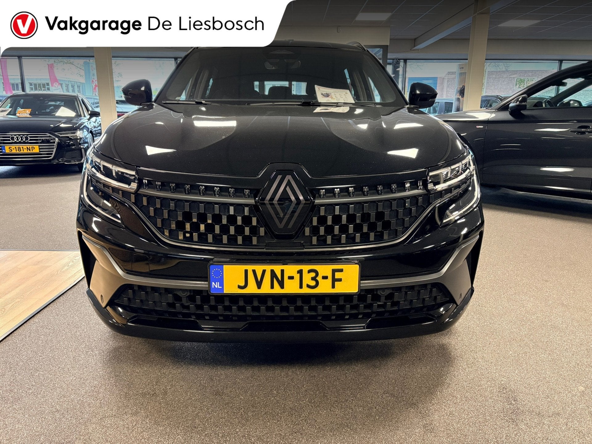 Renault ESPACE E-Tech full hybrid 200 esprit Alpine 7 persoo, Auto's, Gebruikt, 1199 cc, Zwart, Bedrijf