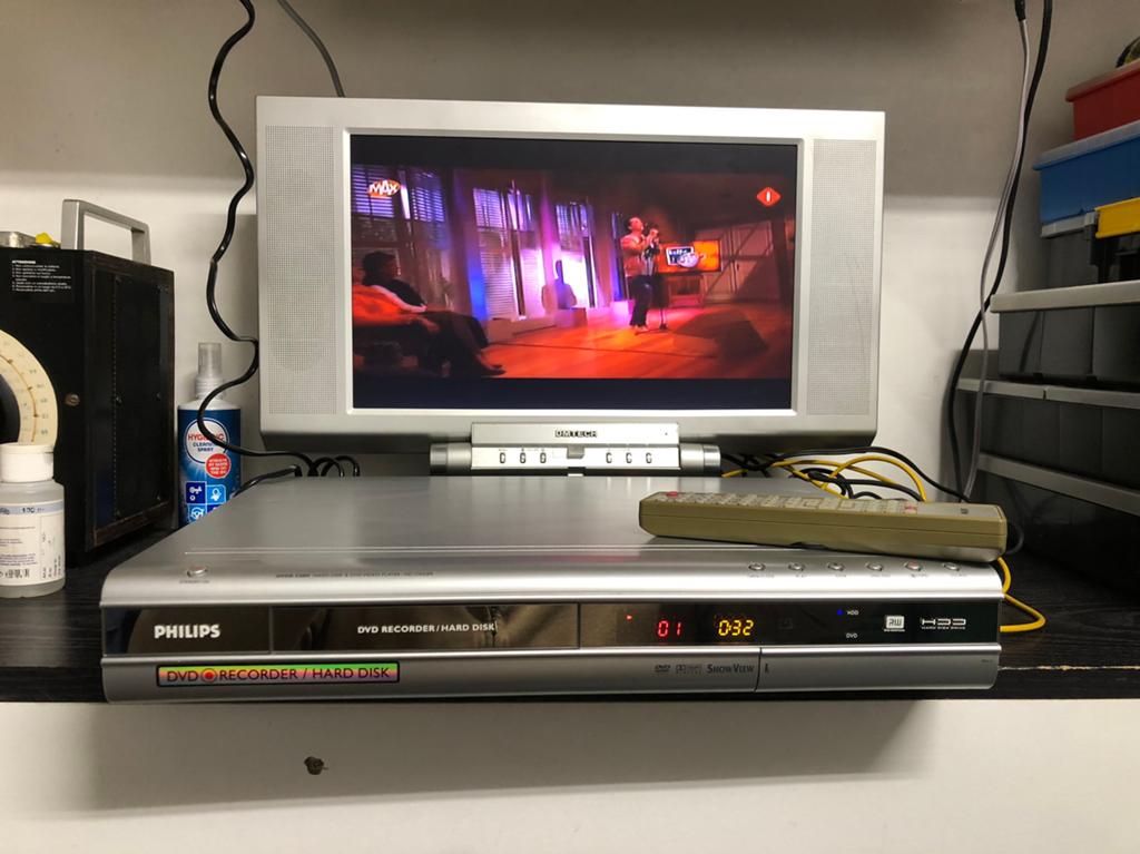 Philips DVDR520H DVD Recorder/Hard Disk - DVD lade defect, Philips, Met harddisk, Dvd-recorder, Ophalen of Verzenden