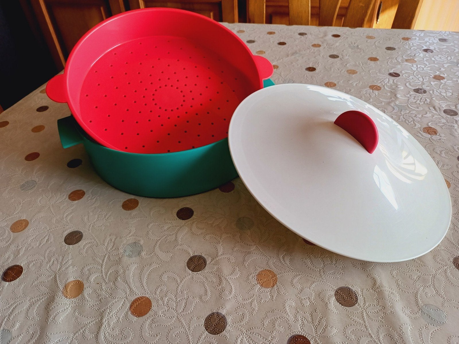 Nieuwe Tupperware bak met vergiet, Overige kleuren, Bewaardoos, Nieuw, Ophalen of Verzenden