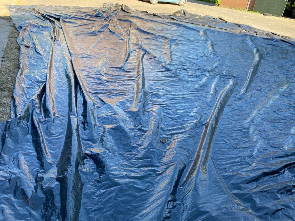 Gratis zeilen dekzeil 12 x 12 meter, Ophalen, Zo goed als nieuw