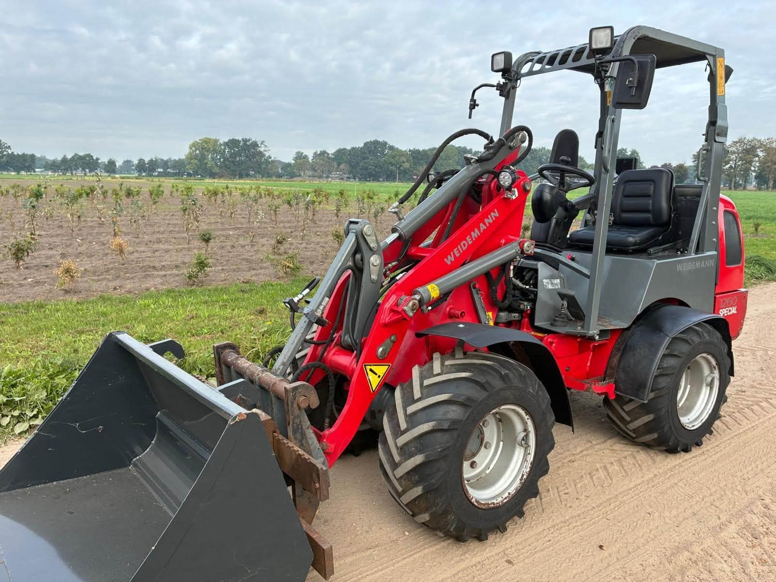 Weidemann 1260 Special Shovel Loader (bj 2017), Wiellader of Shovel