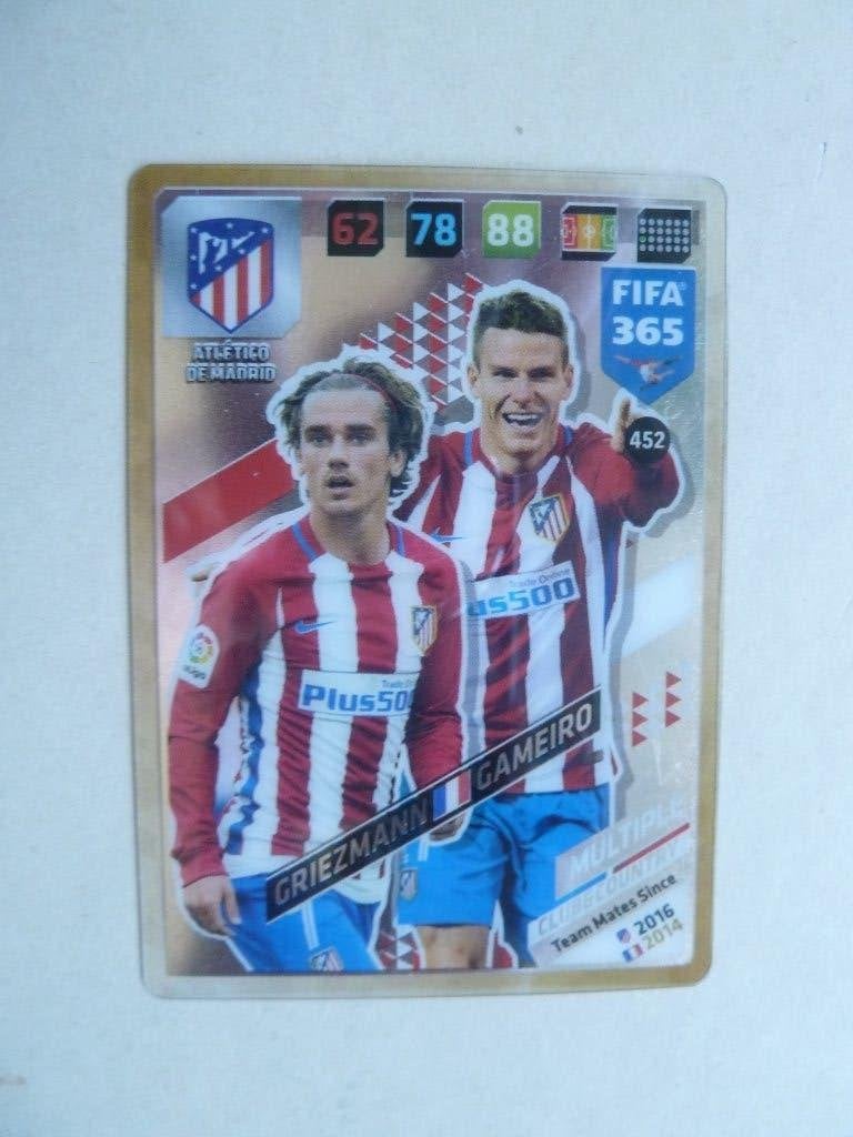 Panini Fifa 365 card.  Griezmann/Cameiro   Multiple, Ophalen of Verzenden, Zo goed als nieuw, Buitenlandse clubs, Poster, Plaatje of Sticker