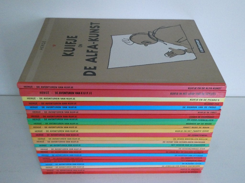 Kuifje ~ Complete serie hardcovers 1 t/m 24, Boeken, Complete serie of reeks, Ophalen of Verzenden, Gelezen, Hergé