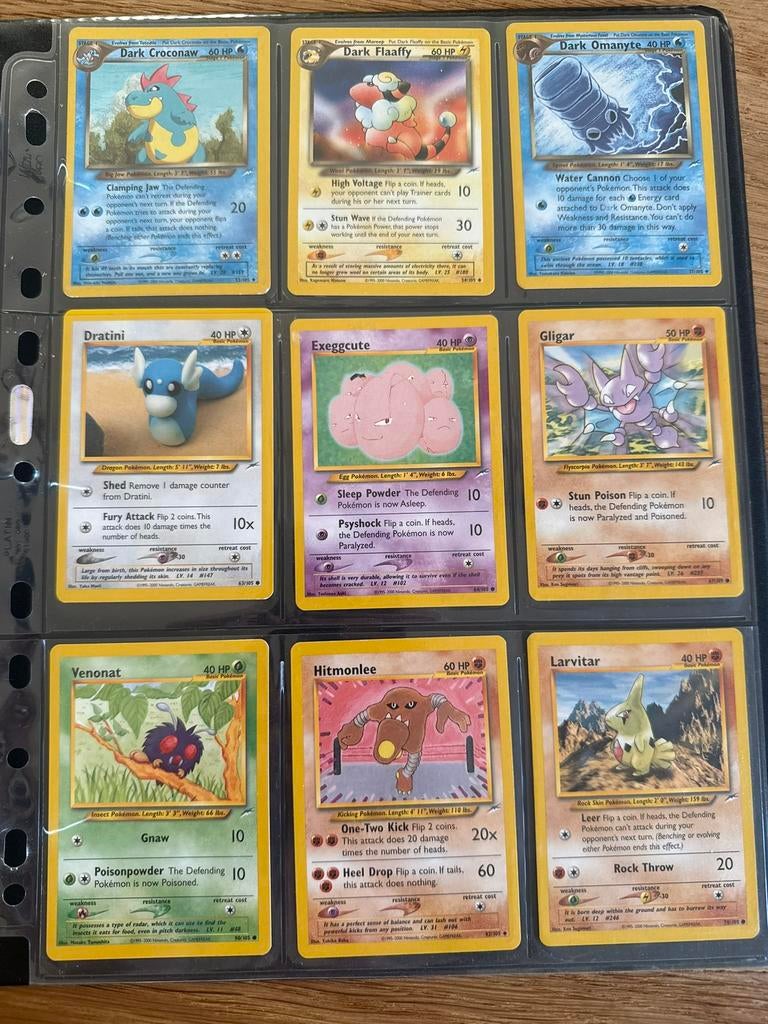 Pokemonkaarten - Pokémon Neo Destiny - Vintage WOTC, Hobby en Vrije tijd, Verzamelkaartspellen | Pokémon, Zo goed als nieuw, Ophalen of Verzenden