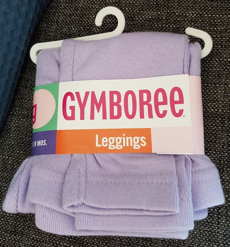 Maat 80 Lila Gymboree legging NIEUW (0794) a, Kinderen en Baby's, Babykleding | Maat 80, Broekje, Meisje, Gymboree, Nieuw