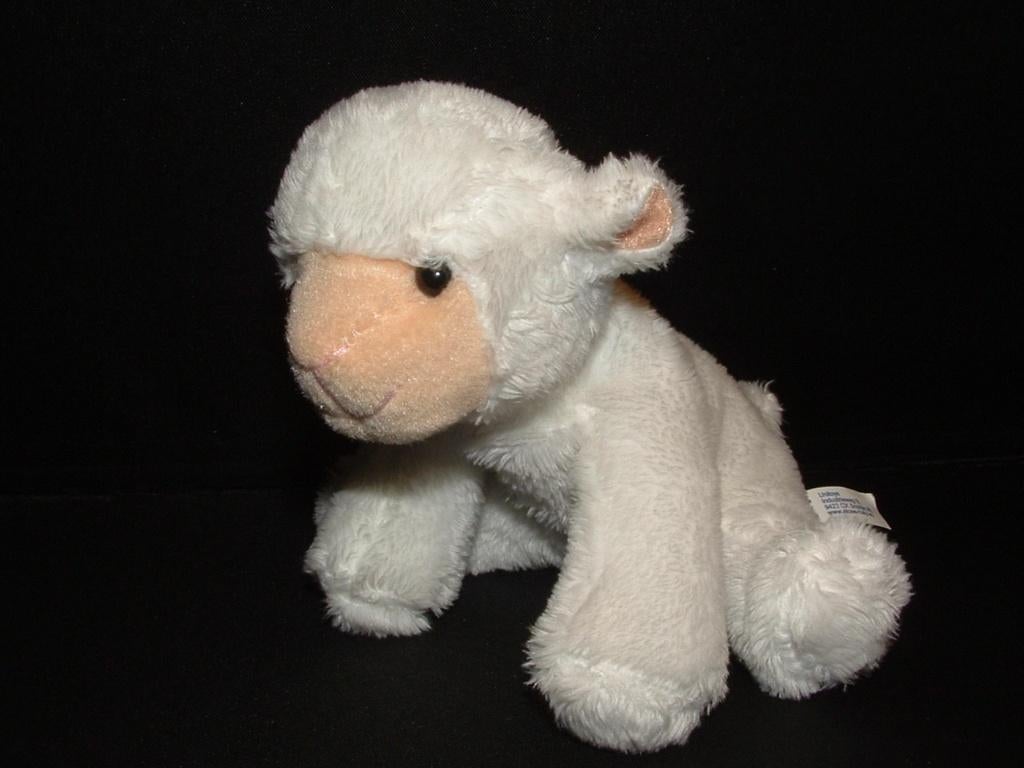 UNITOYS MY FRIEND SCHAAP LAMMMETJE PLUCHE WIT MET, Kinderen en Baby's, Speelgoed | Knuffels en Pluche, Ophalen of Verzenden, Nieuw