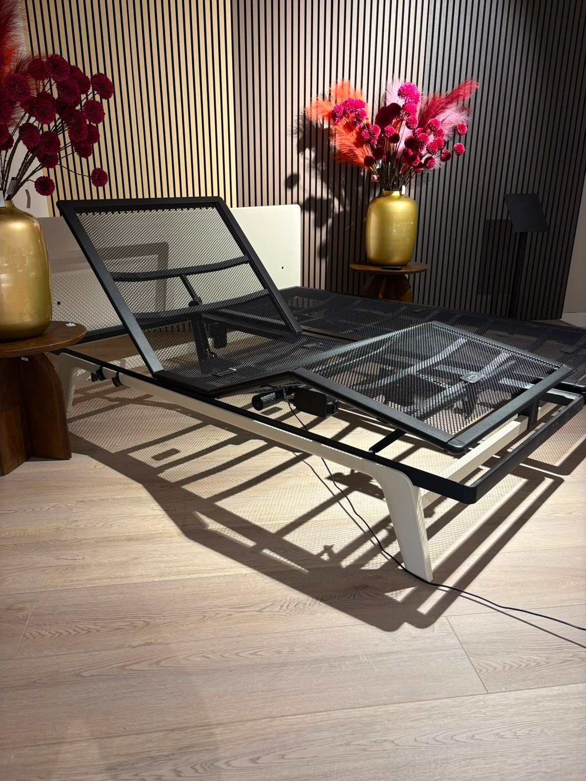 Auping Original 180/210 met hoofdbord! 2 motorig ELEKTRISCH!, 210 cm, Tweepersoons, Ophalen of Verzenden, Zo goed als nieuw
