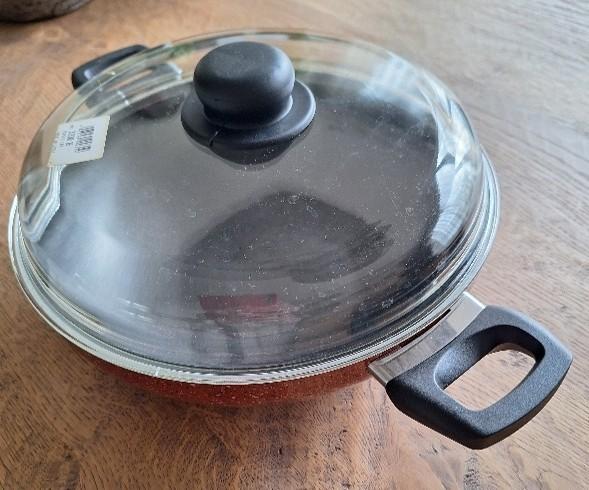 Nieuwe Syas braadpan, Huis en Inrichting, Keramische plaat, Ophalen of Verzenden, Koekenpan of Braadpan, Nieuw
