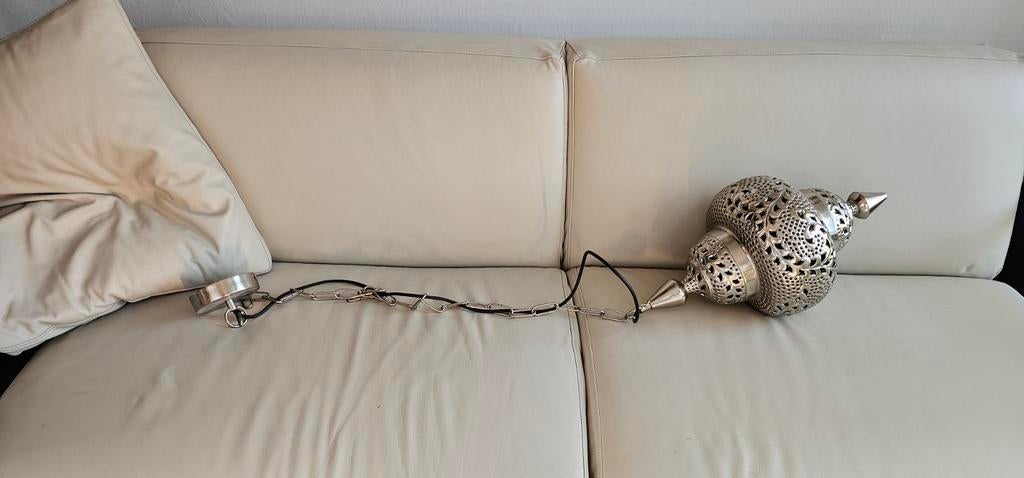 Turkse hanglamp - Compleet en in prima staat, Huis en Inrichting, Lampen | Hanglampen, Ophalen, Gebruikt, Oosters, Turks, Mozaïek