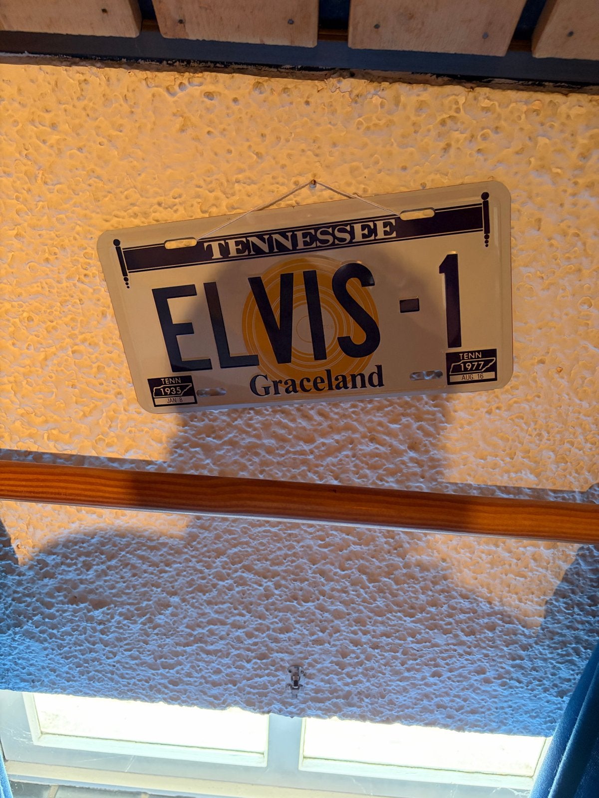 Elvis Presley Graceland Tennessee nummerplaat decoratie, Ophalen, Gebruikt, Auto's