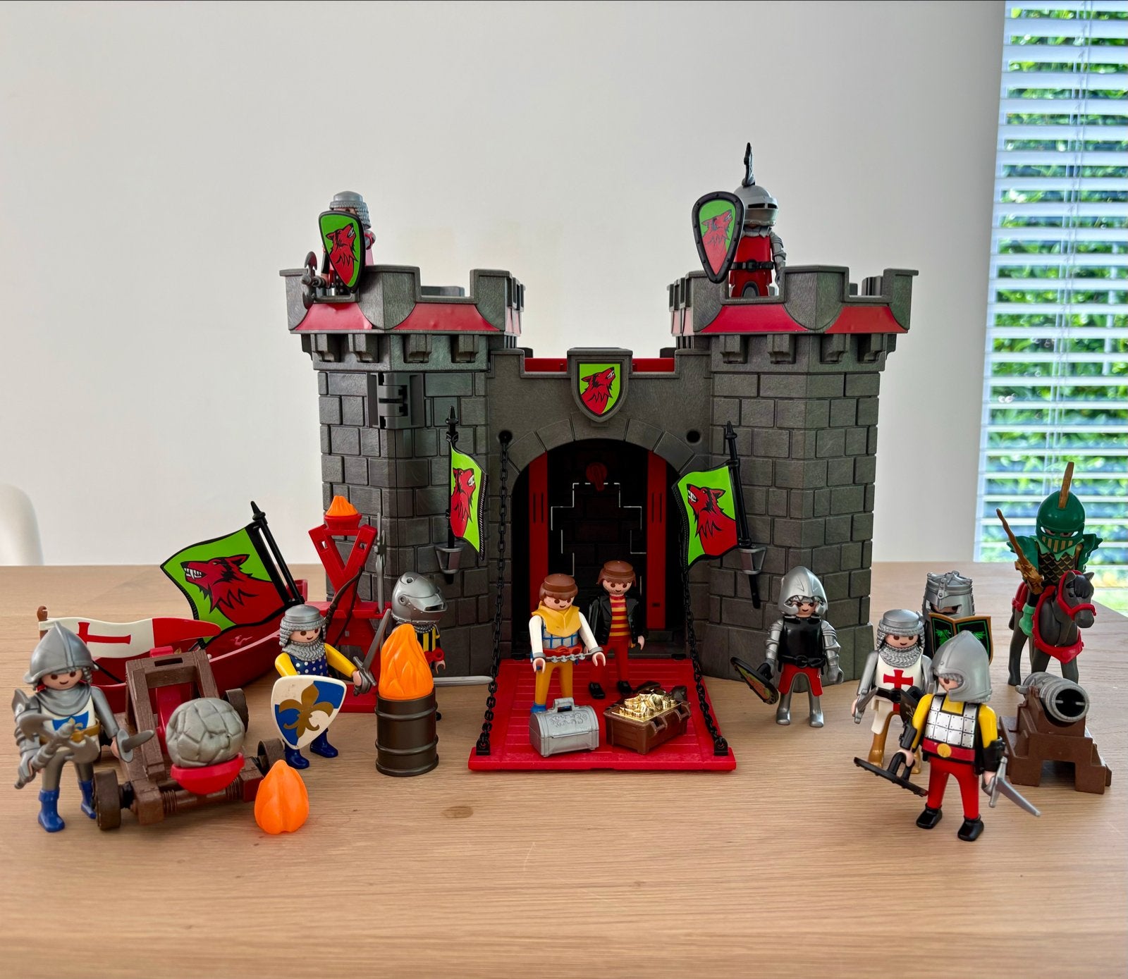 Playmobil Meeneem Ridderkasteel 4440 met extra's, Kinderen en Baby's, Speelgoed | Playmobil, Gebruikt, Losse onderdelen, Ophalen of Verzenden