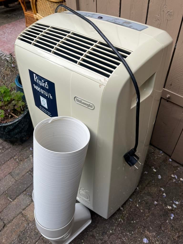 Mobile airco 80m2 delonghi Pinguino, Witgoed en Apparatuur, Airco's, Ophalen, Zo goed als nieuw, Mobiele airco, 3 snelheden of meer