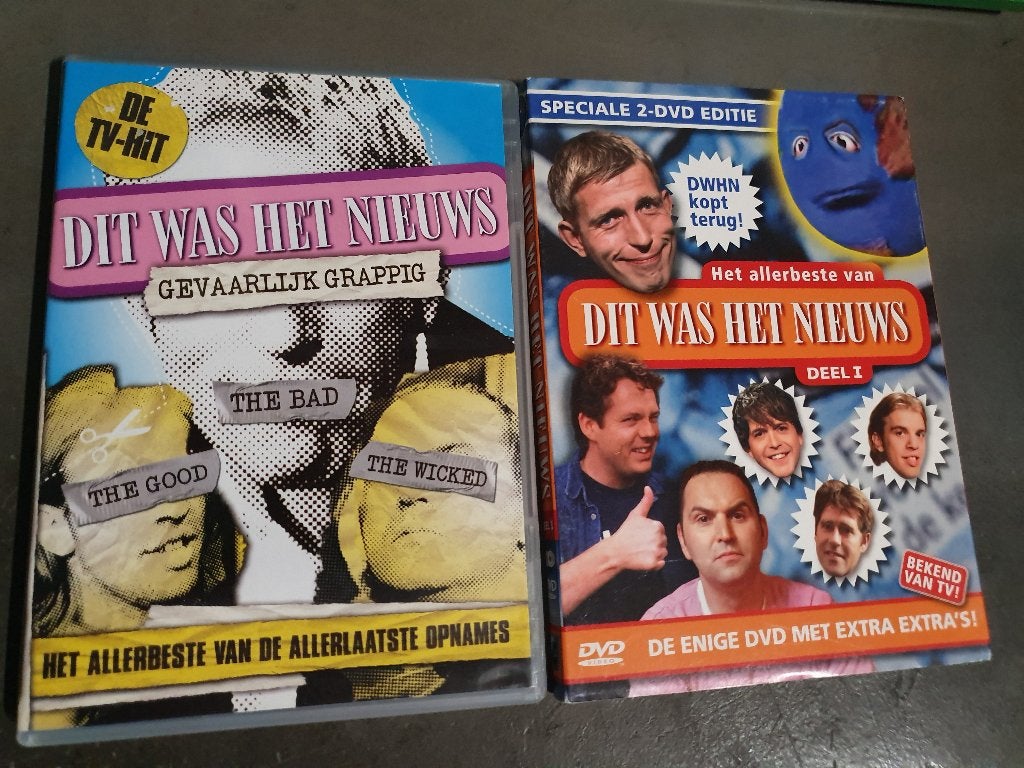 Dit was het nieuws gevaarlijk grappig en deel 2(2dvd), Alle leeftijden, Ophalen, Zo goed als nieuw, Komedie