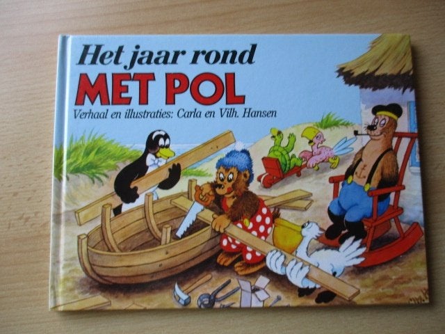 Carla en Vilh. Hansen boek  Het jaar rond met Pol  1990, Ophalen of Verzenden, Zo goed als nieuw, Sprookjes