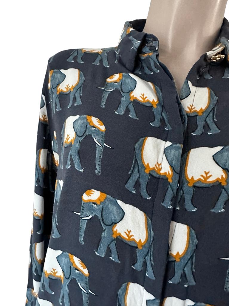 Fabienne Chapot blouse S, Ophalen of Verzenden, Zo goed als nieuw, Groen