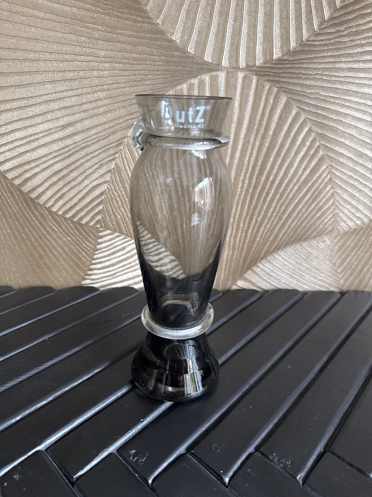 Dutz Collection mondgeblazen glazen vaasje - 21 cm hoog, Huis en Inrichting, Ophalen, 21 cm, Handgemaakt, Glas