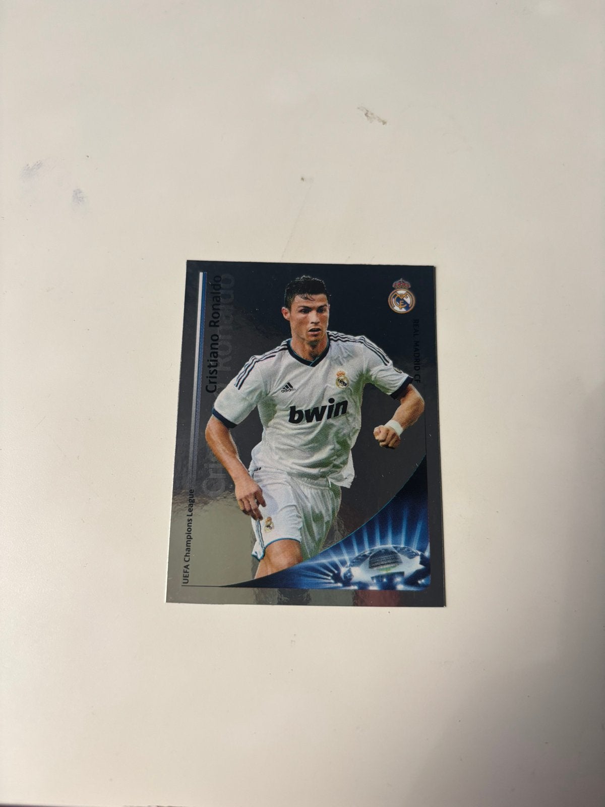 Ronaldo plaatje Champions League 2012/2013, Ophalen of Verzenden, Gebruikt, Plaatje