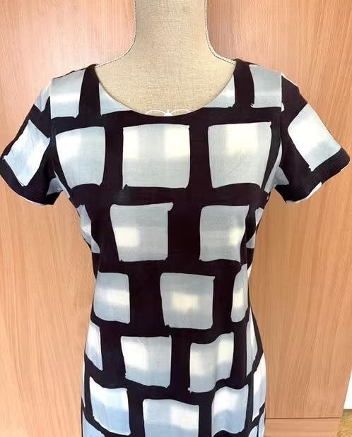 van der Mark jurk maat 38, Kleding | Dames, Jurken, Maat 38/40 (M), Blauw, Ophalen of Verzenden, Zo goed als nieuw