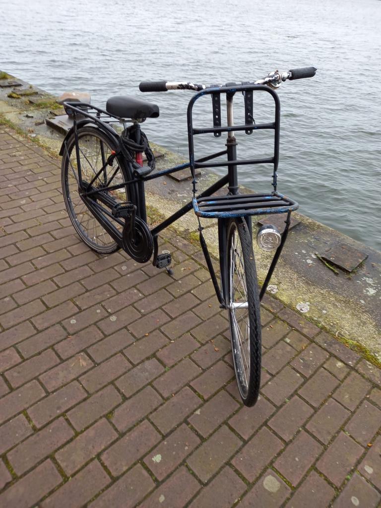 Omafiets - Goede staat met lichte gebruikssporen, Ophalen, Gebruikt, Terugtraprem