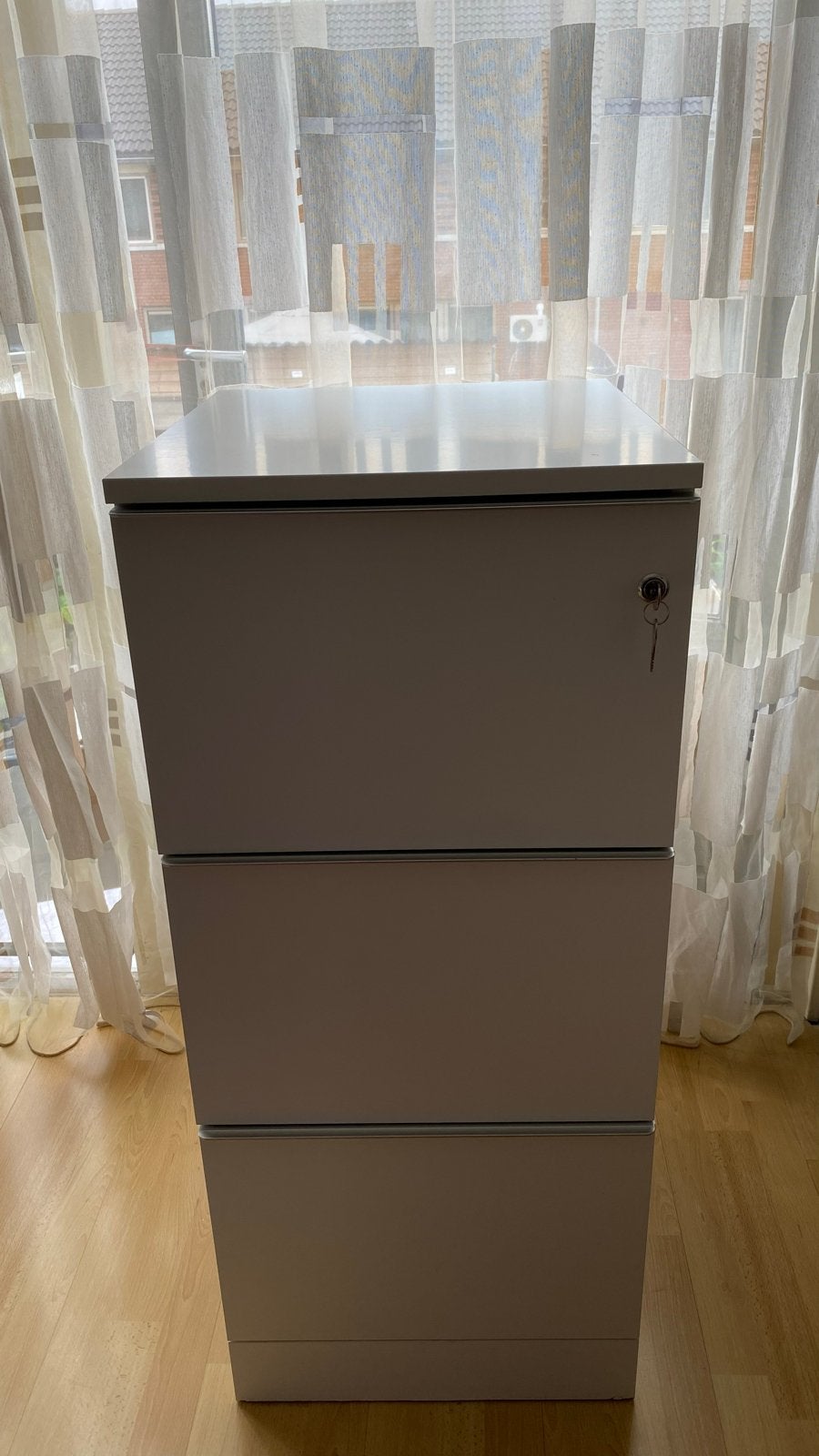 IKEA ASPVIK Ladeblok met 3 lades en slot - Wit, Huis en Inrichting, Kasten | Overige, Gebruikt, Ophalen of Verzenden