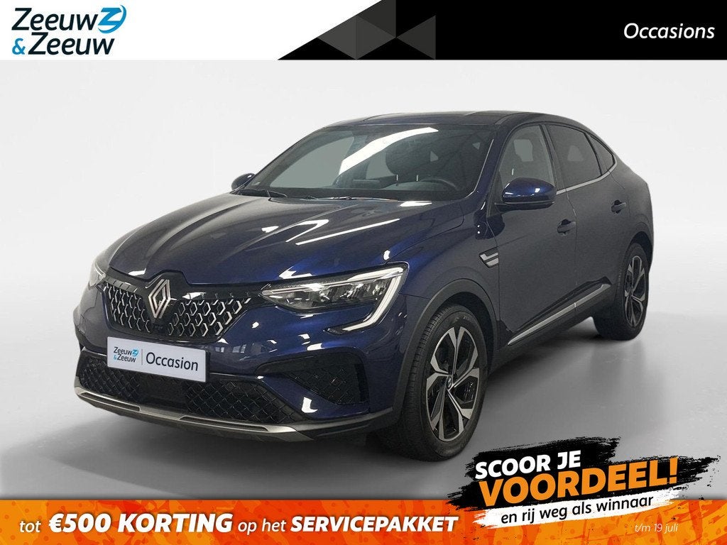 Renault Arkana 1.6 E-Tech full hybrid 145 techno AUTOMAAT NA, Auto's, Renault, Bedrijf, Te koop, Arkana, ABS, Achteruitrijcamera