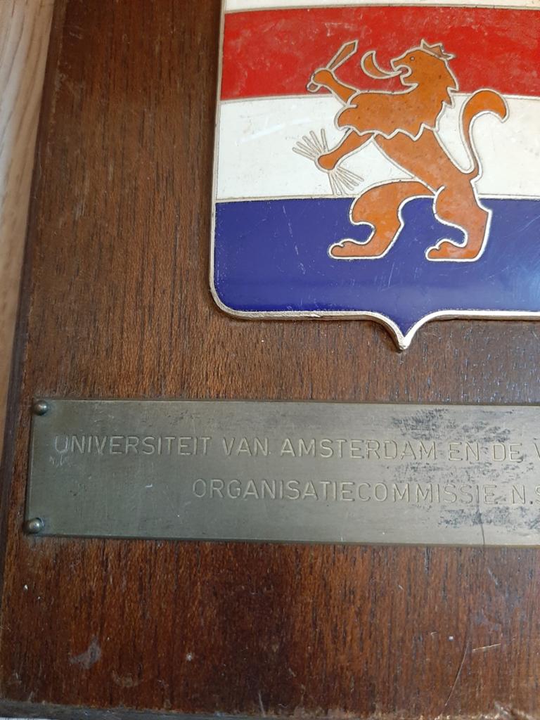 Wapenschild NSSS universiteit van Amsterdam, Ophalen of Verzenden