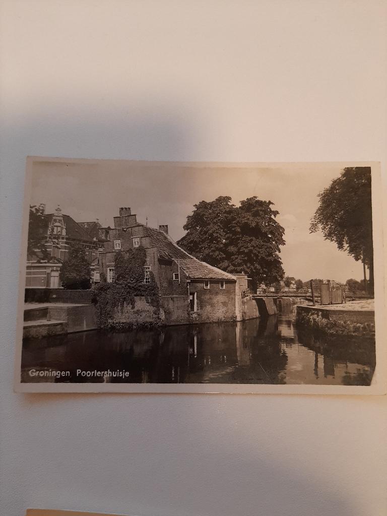 Groningen Poortershhuisje, Verzenden, 1940 tot 1960, Ongelopen, Groningen