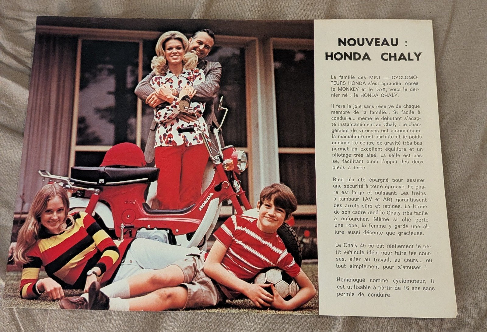 Honda chaly folder, Motoren, Ophalen of Verzenden, Honda