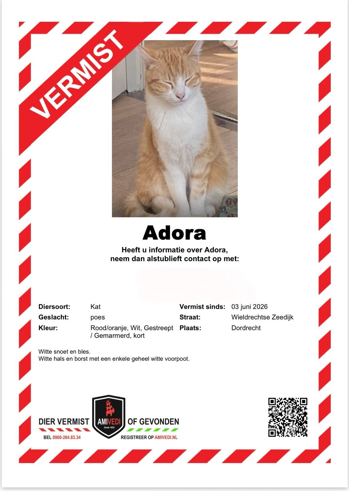 Vermist adora
