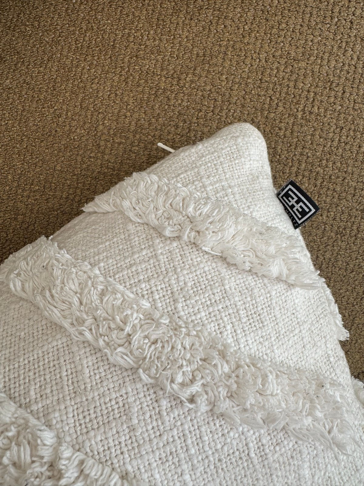 Eichholtz Outdoor Kussen L 60x60cm - Wit, Ophalen, Zo goed als nieuw, Wit, Vierkant