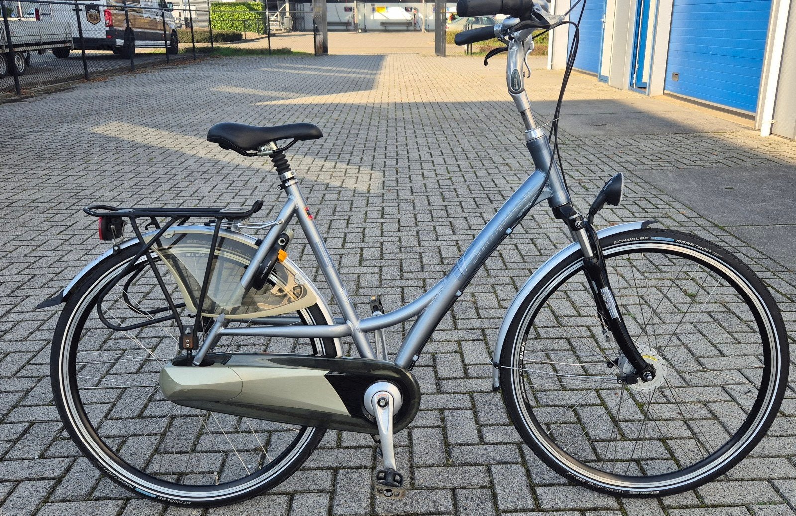 Damesfiets zo goed als nieuw, Minder dan 10 versnellingen, 56 cm of meer, Zo goed als nieuw, Ophalen