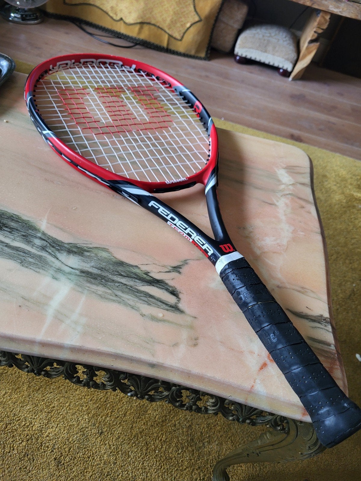 Wilson Federer Team 105 Tennisracket 273 gram L3, Ophalen of Verzenden, Zo goed als nieuw, Wilson, Racket