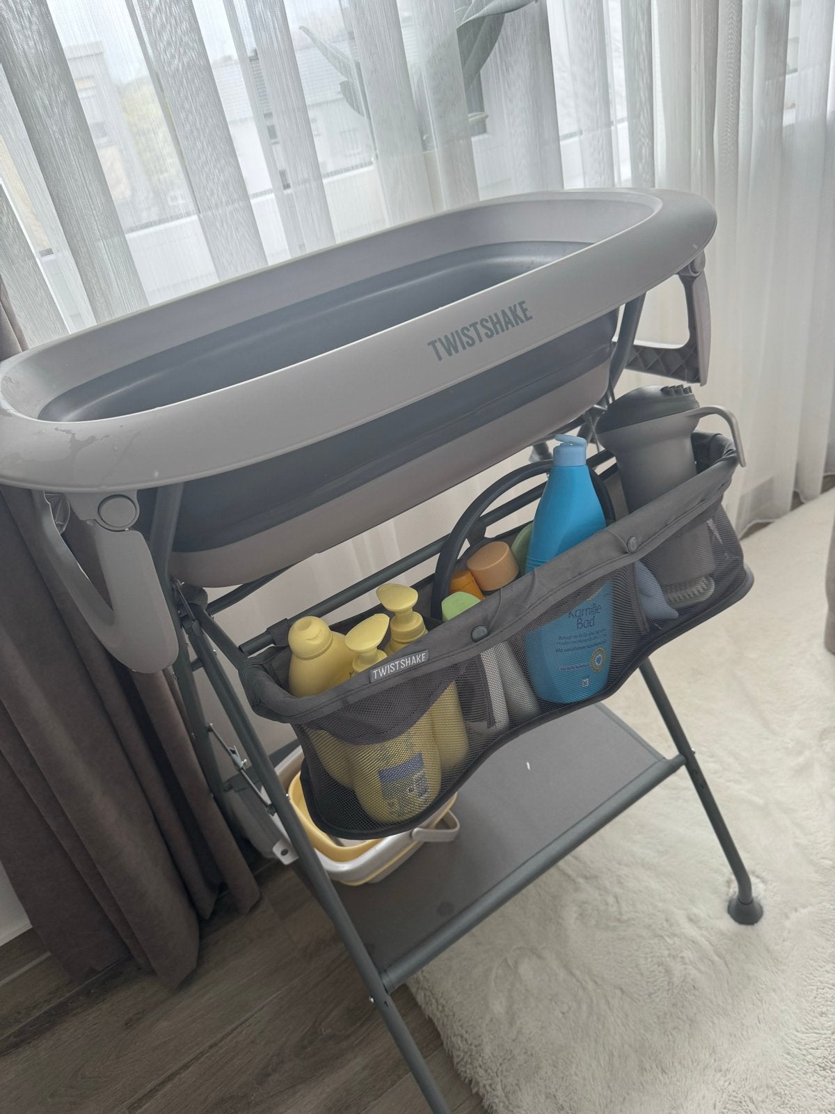 Twistshake babybadje Faded Grey, Zo goed als nieuw, Badje, Standaard, Ophalen