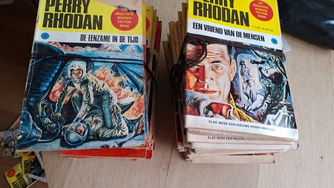 Perry Rhodan boekjes serie 0-100, startend bij nr. 7, Ophalen of Verzenden, Gelezen