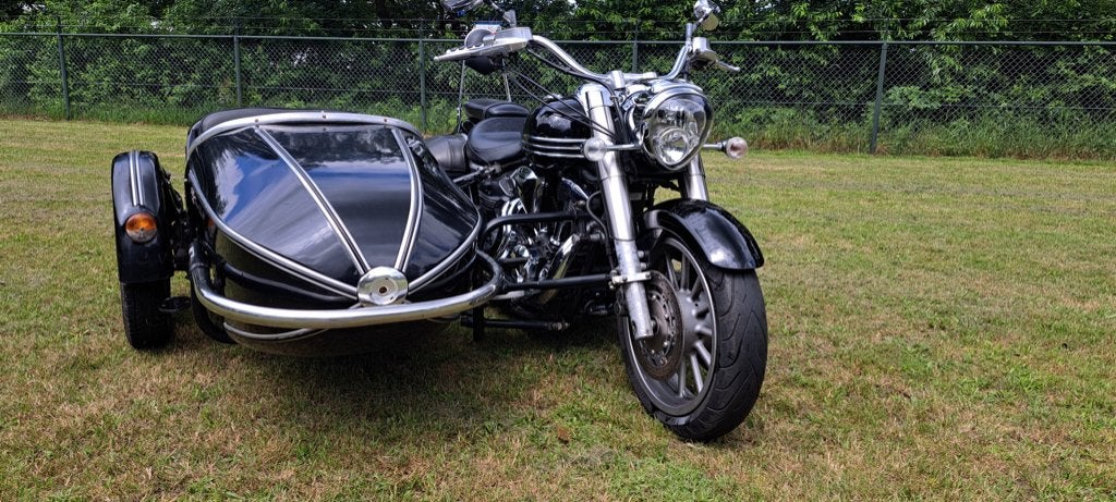Yamaha XV1900 met Watsonian GP700 zijspancombinatie, Motoren, 2 cilinders, Occasion, Motorrijbewijs A, 1900 cc