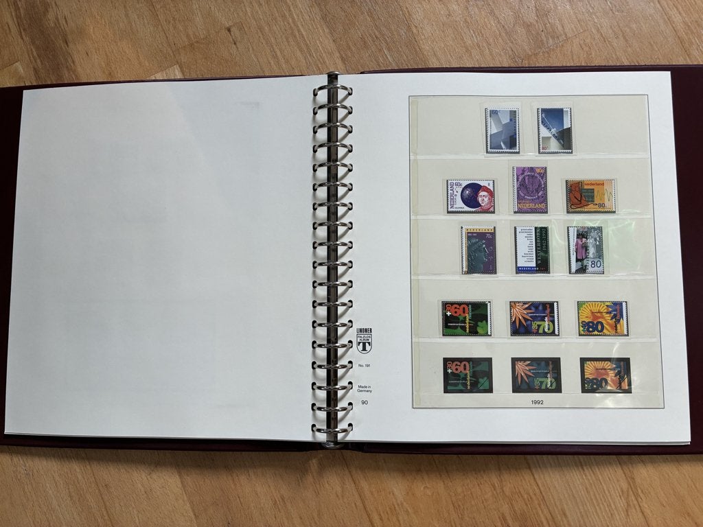 Postzegel (Lindner)  album, Ophalen of Verzenden, Nederland