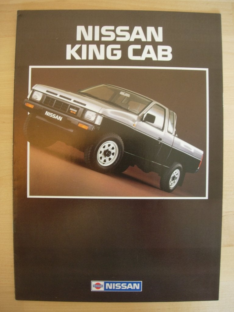 Nissan King Cab Pickup Brochure 1987 –KingCab Pick-up, Ophalen of Verzenden, Zo goed als nieuw, Nissan, NISSAN