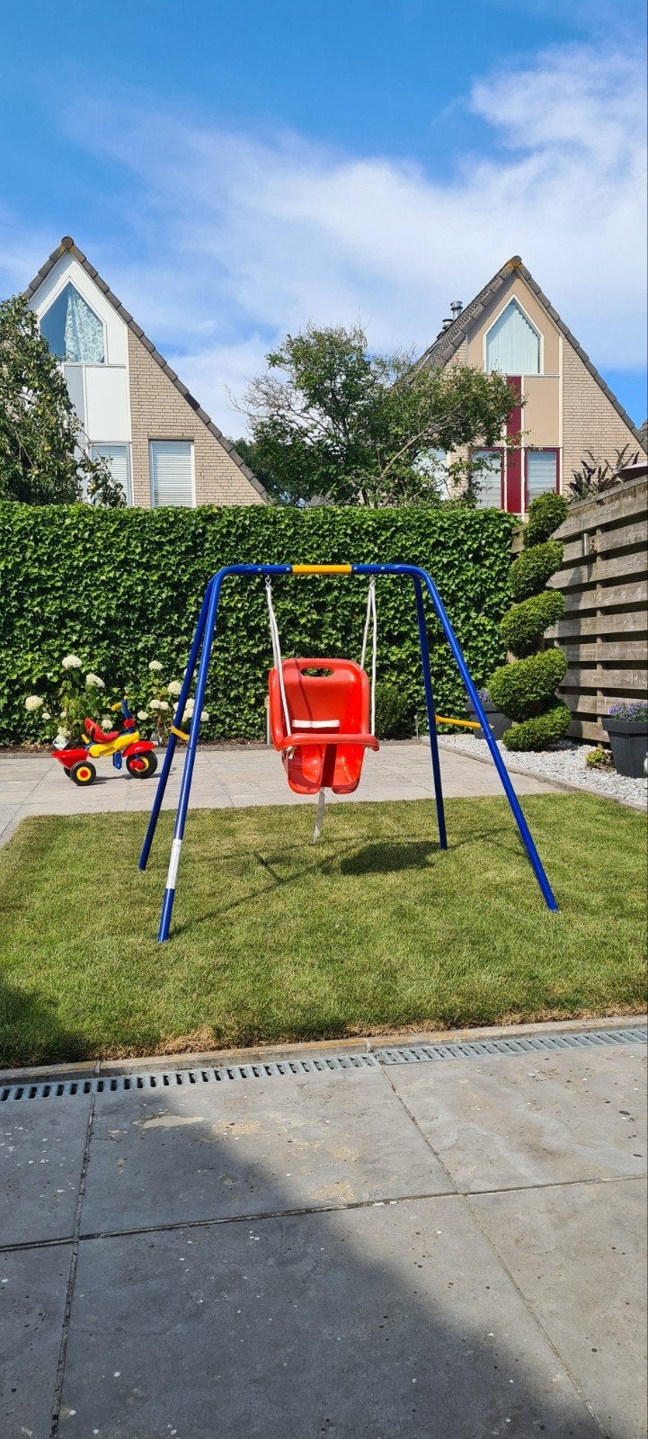 Schommelstandaard met babyschommel, Ophalen, Zo goed als nieuw, Schommel